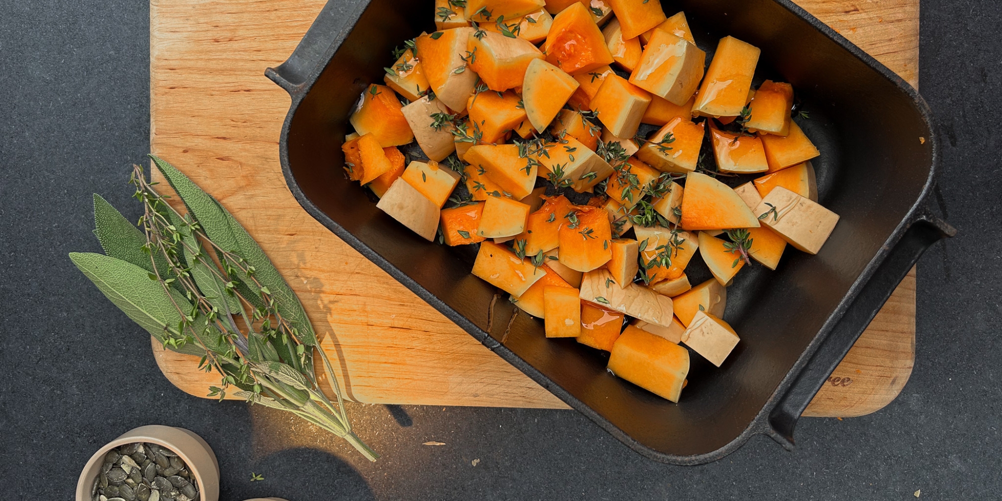 Outdooroven recept: Gnocchi met flespompoen en salie