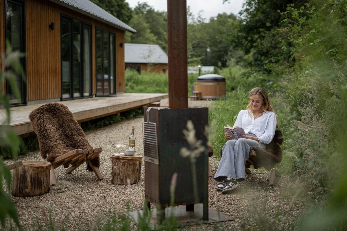 Outdooroven mit fieldchairs