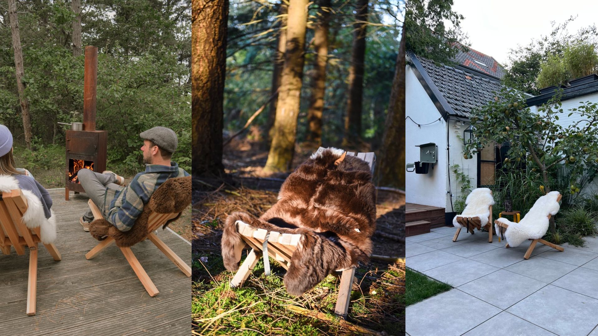 Une peau de mouton sur la Fieldchair